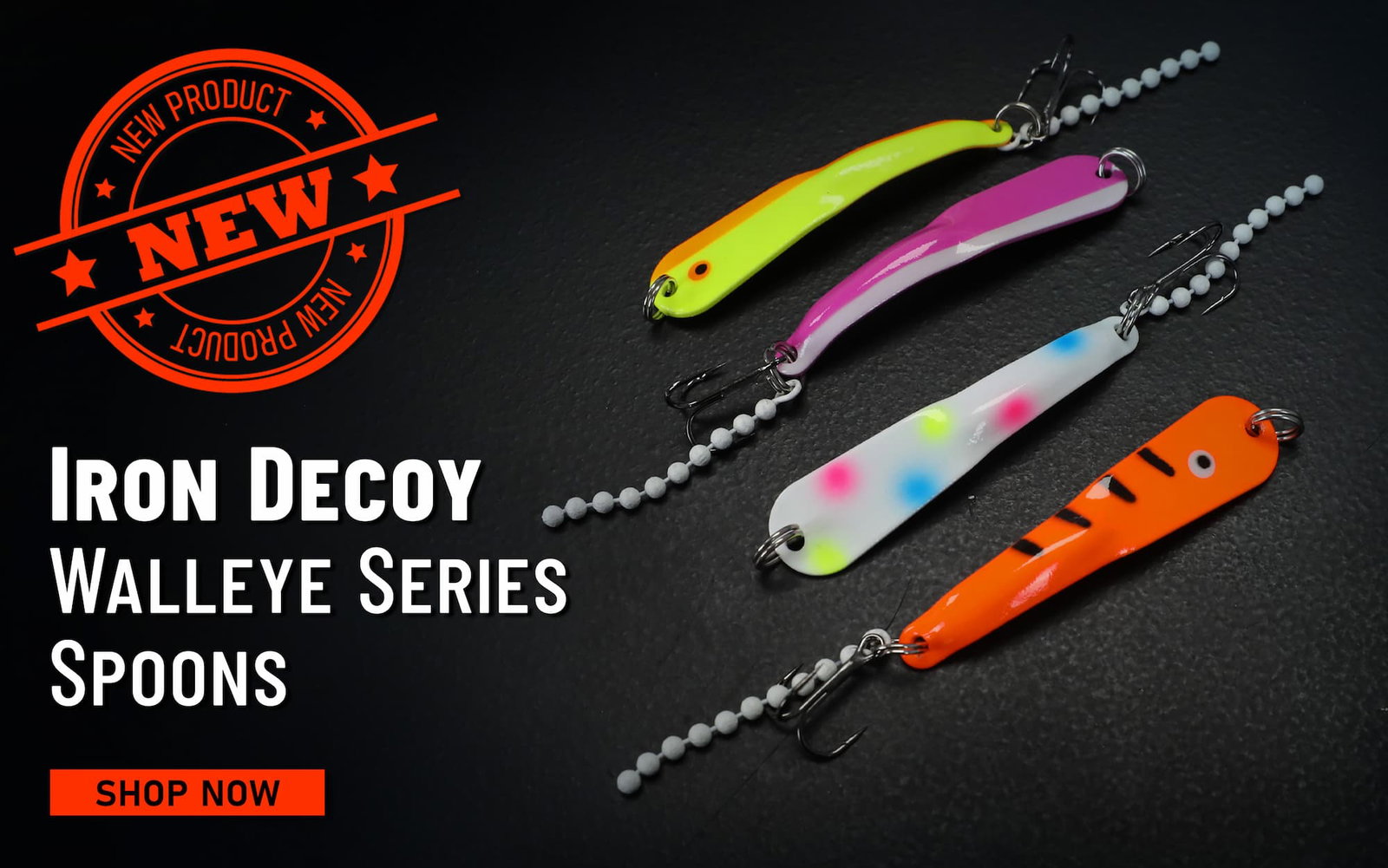 New Iron Decoy Walleye Series Spoons Shop Now