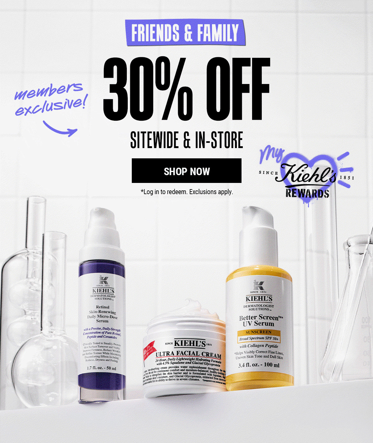 30% off sitewide and in-store