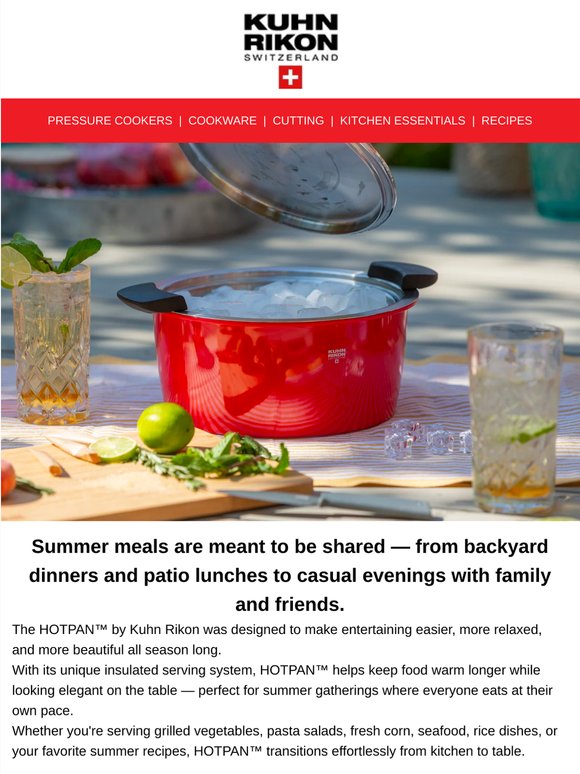 Meet HOTPAN™ — The Secret to Easier Summer Entertaining ☀️