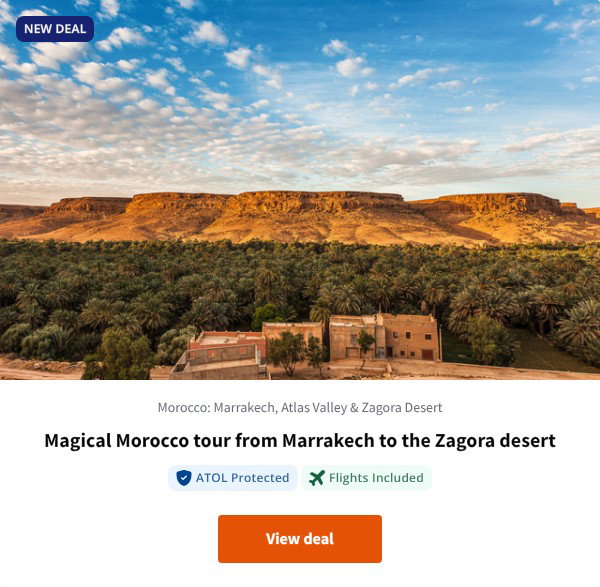 Magical Morocco tour from Marrakech to the Zagora desert