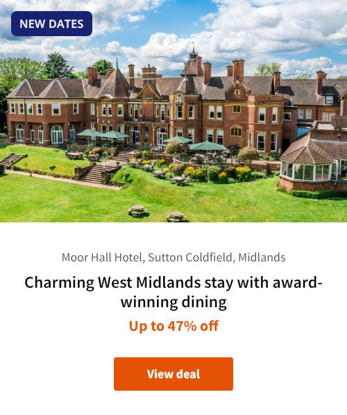 Charming West Midlands stay with award-winning dining