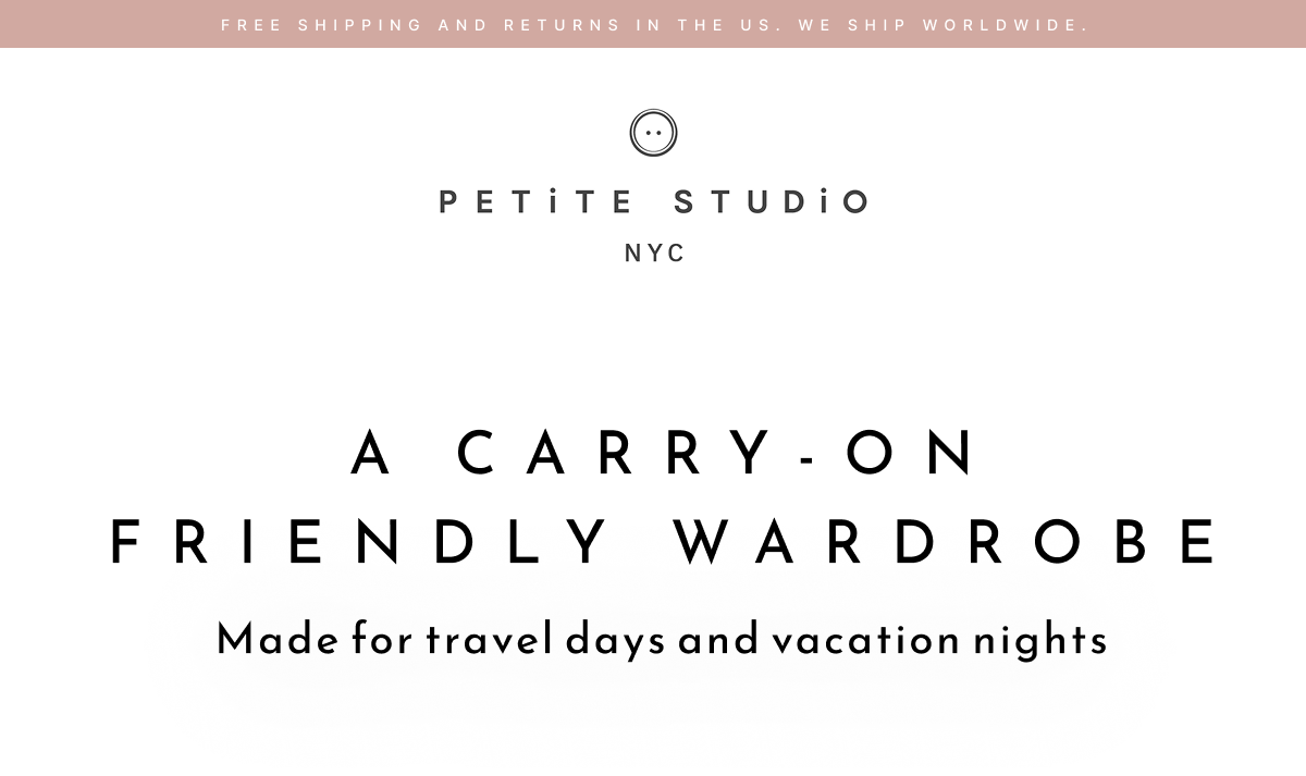 A Carry-On Friendly Wardrobe. Made for travel days and vacation nights