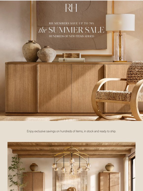 The Summer Sale. Up to 70% Off Hundreds of New Items.