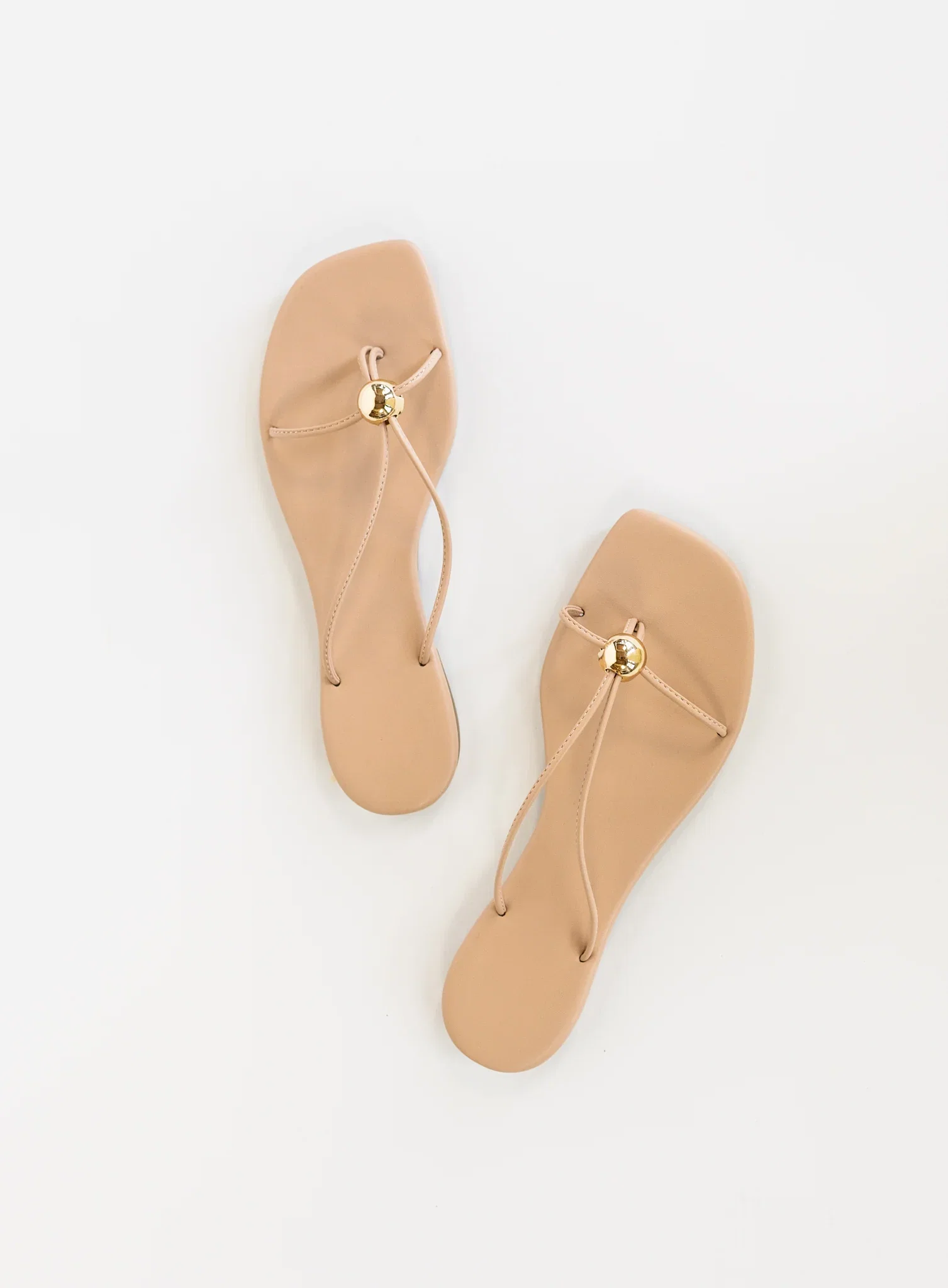 Etta Strappy Sandals - Nude