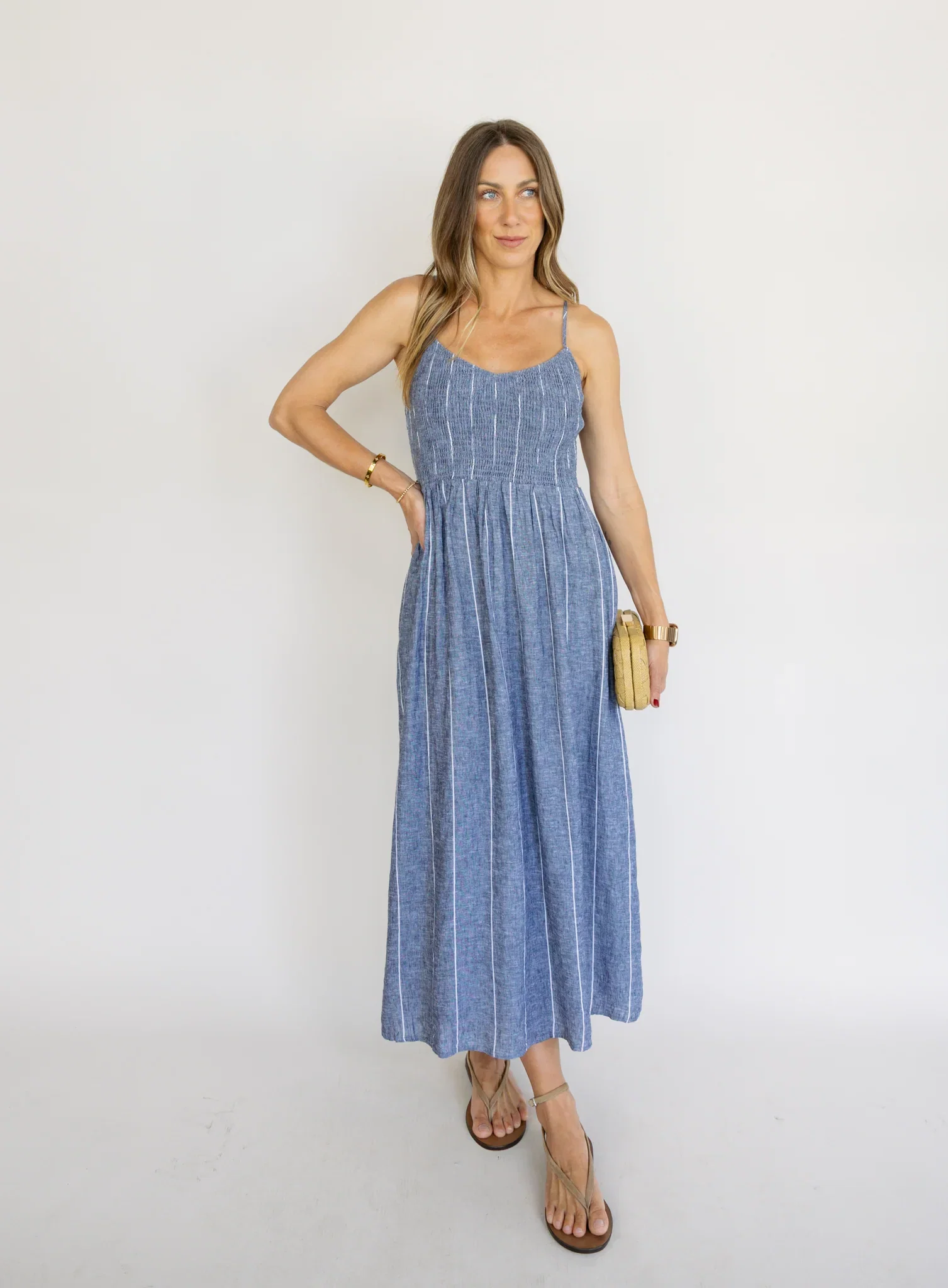 Z Supply: Romy Striped Maxi Dress