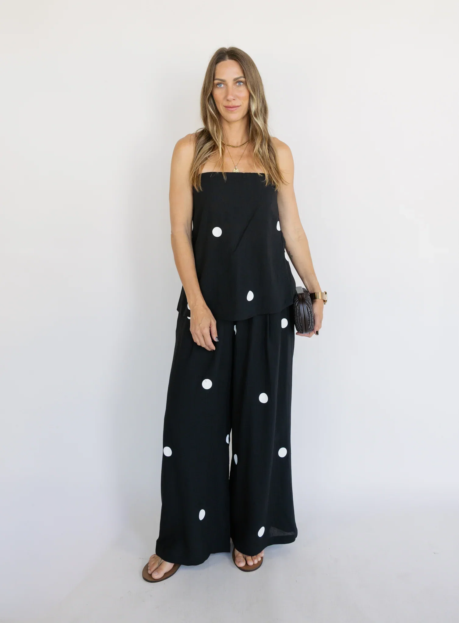 Gemma Polka Dot Tube Top