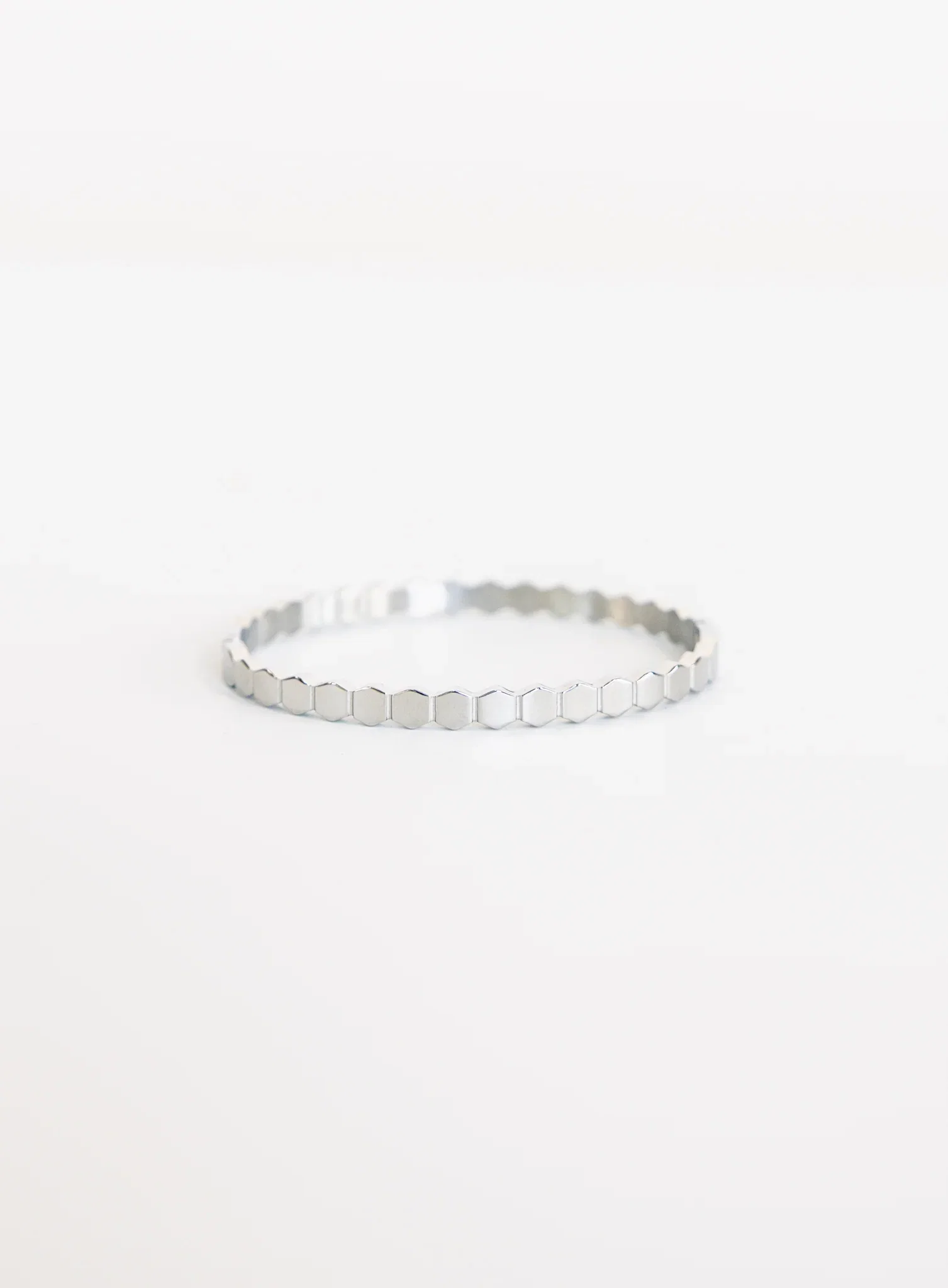 Honeycomb Bracelet - Silver
