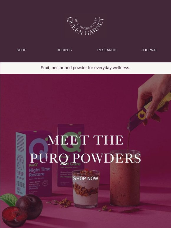 Meet the PurQ Powders.