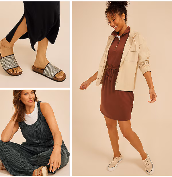 Models wearing maurices clothing.