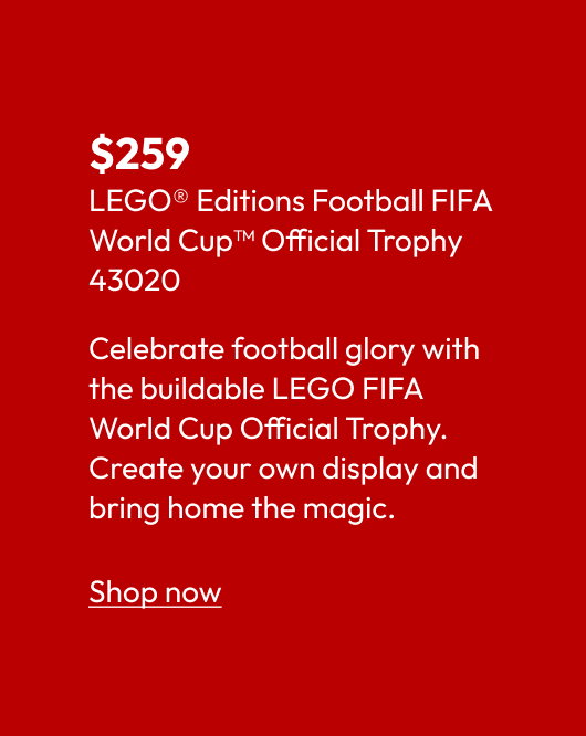LEGO® Editions Football FIFA World Cup™ Official Trophy 43020