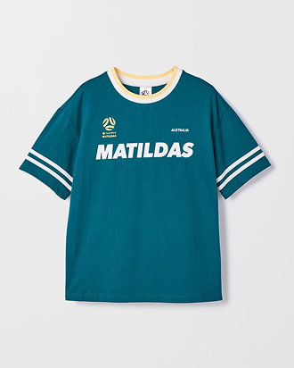 Matildas Australian Cotton print t-shirt Girls sizes 7-16