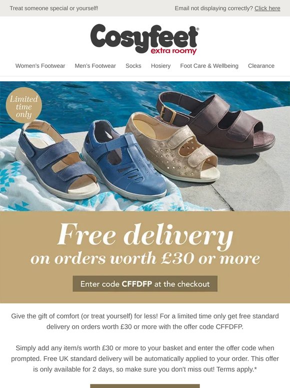 Comfort delivered for free!