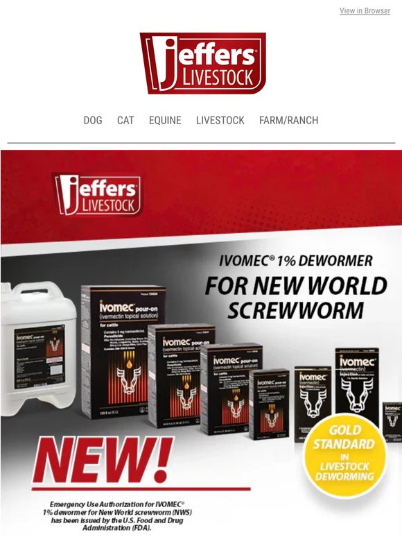 ‼️ New World Screwworm Alert! ‼️