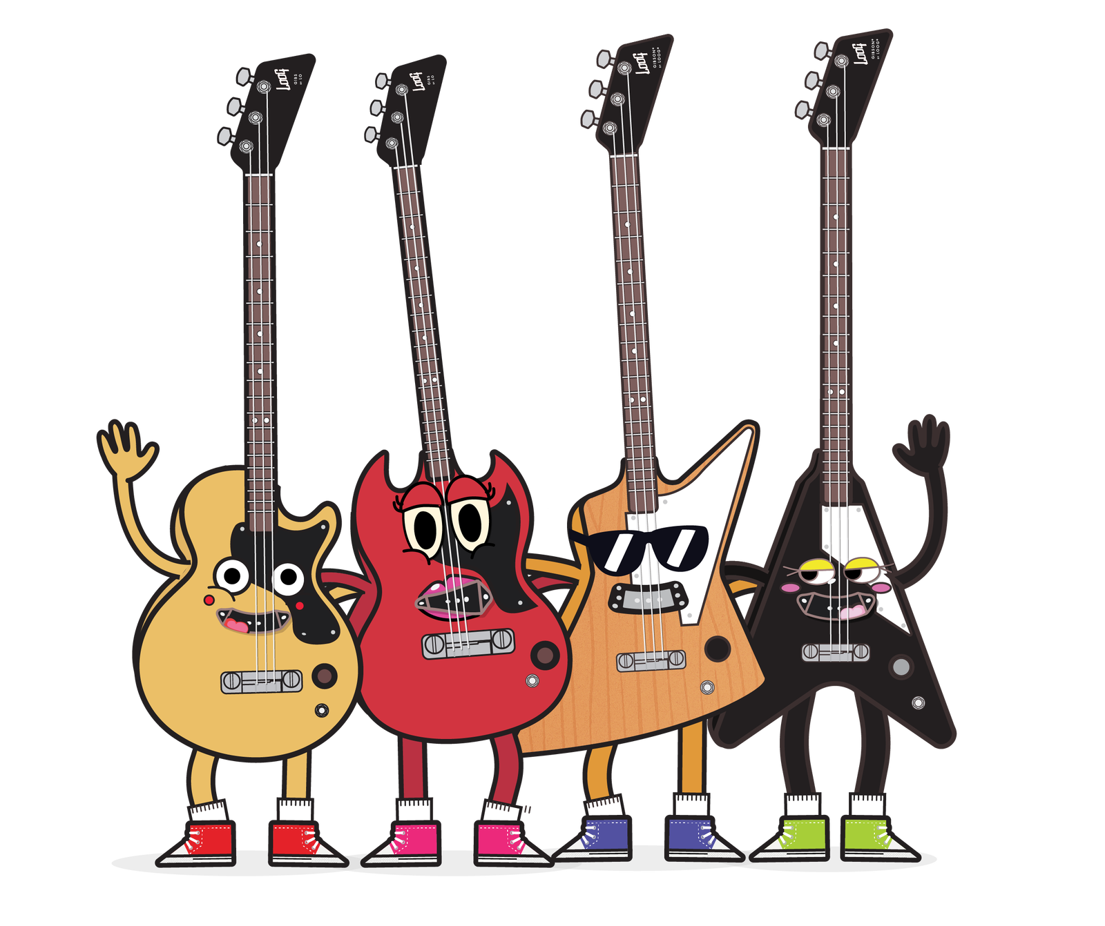 Gibson x Loog guitars