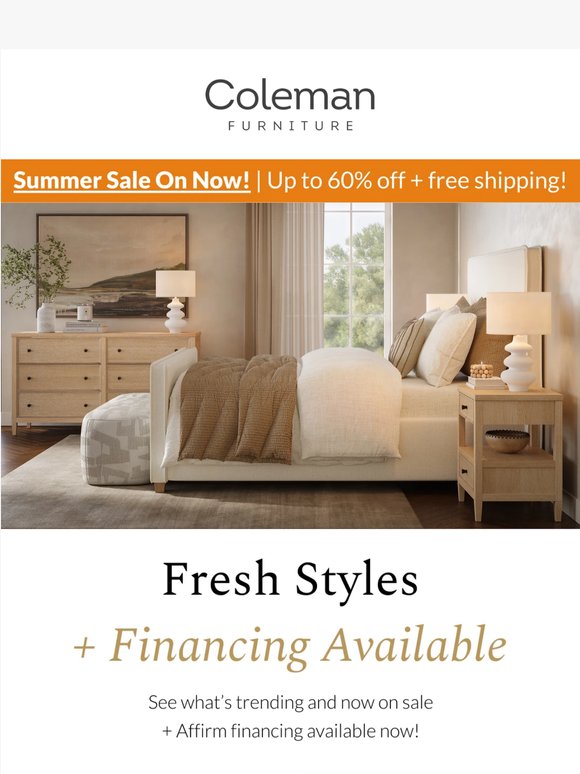 Summer Sale + Financing Available