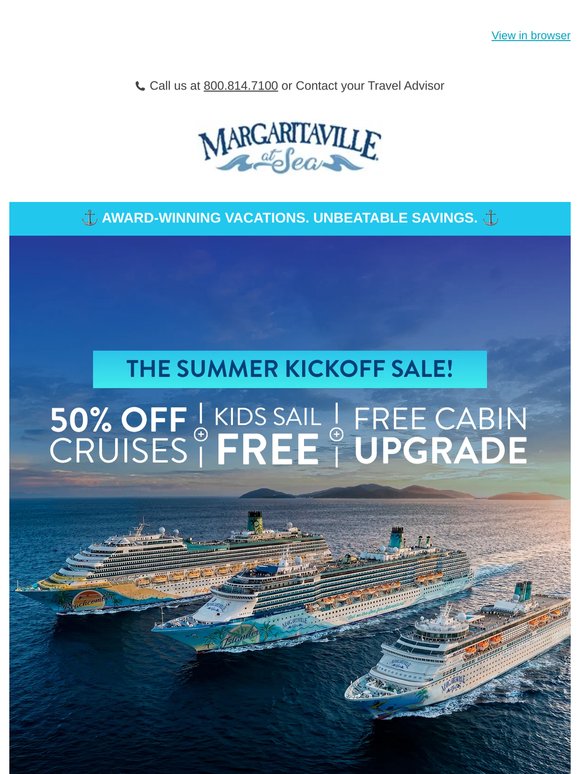🛳️ Rave Reviews, Real Savings: 50% Off Cruises