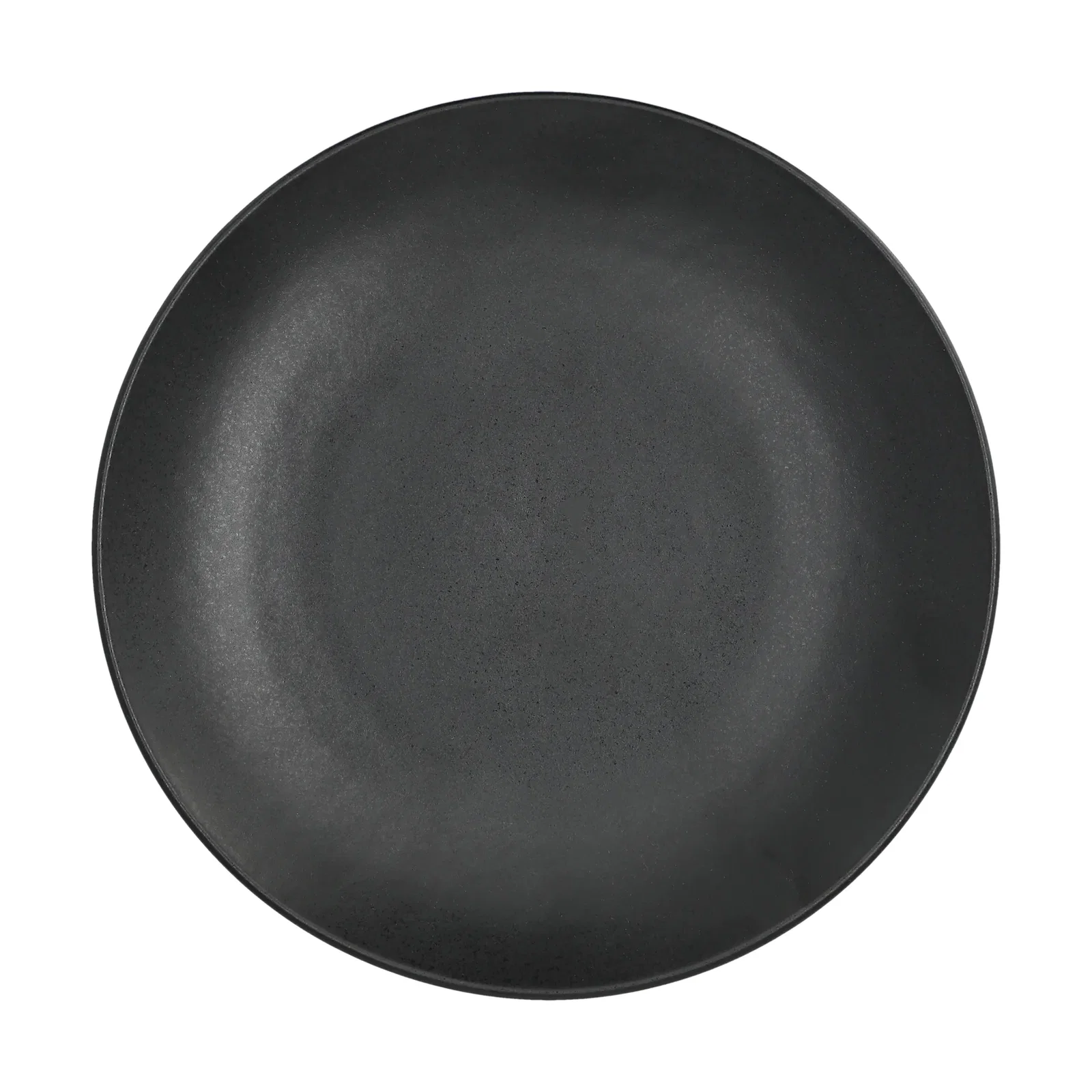 Terra assiett Svart stengods, Ø22 cm