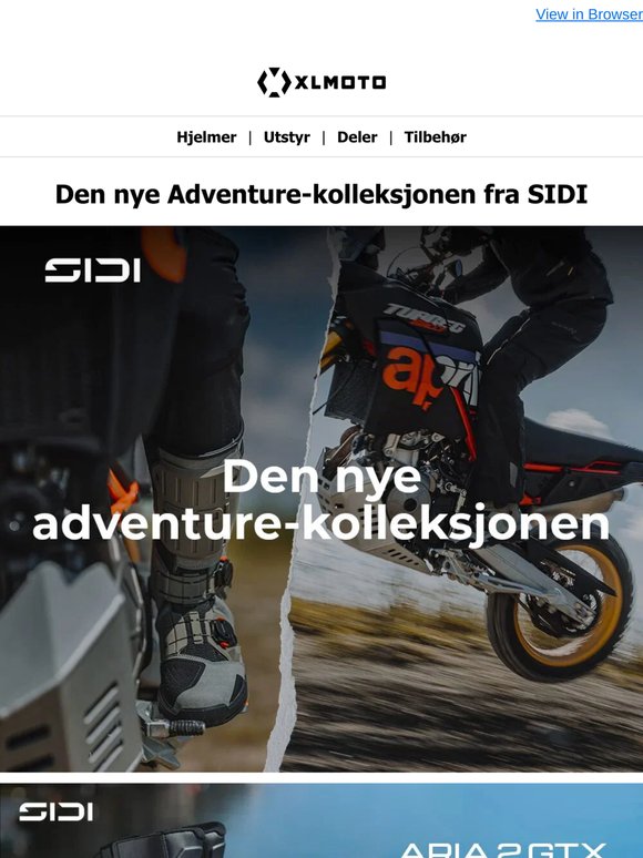 Oppdag den nye Sidi Touring & Adventure-kolleksjonen