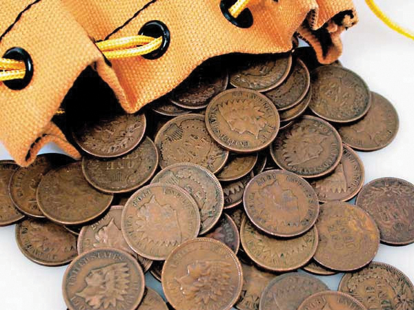 Bag of Indian Head Pennies