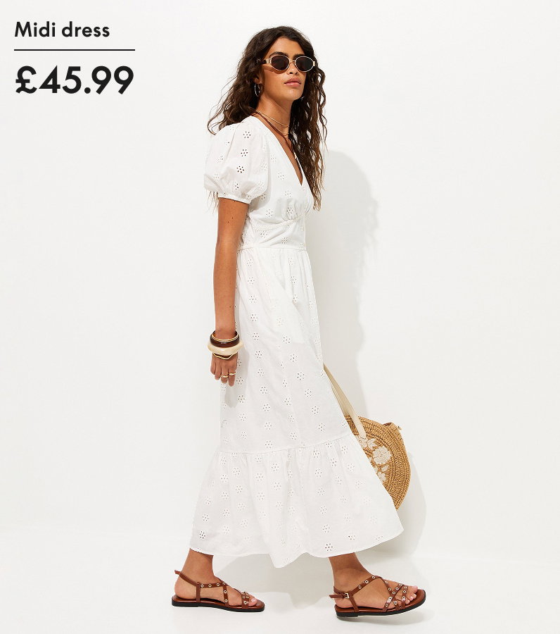 Cream Satin Lace Hem Midi Skirt