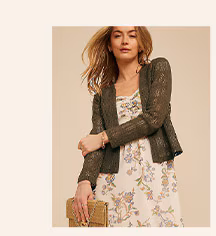 Model wearing maurices clothing.