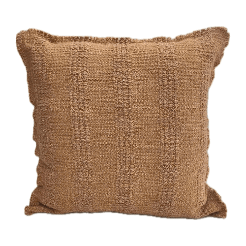 Arbor Self Stripe Cushion 50x50cm - Rust