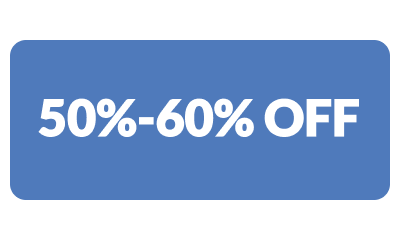 50% - 60% Off