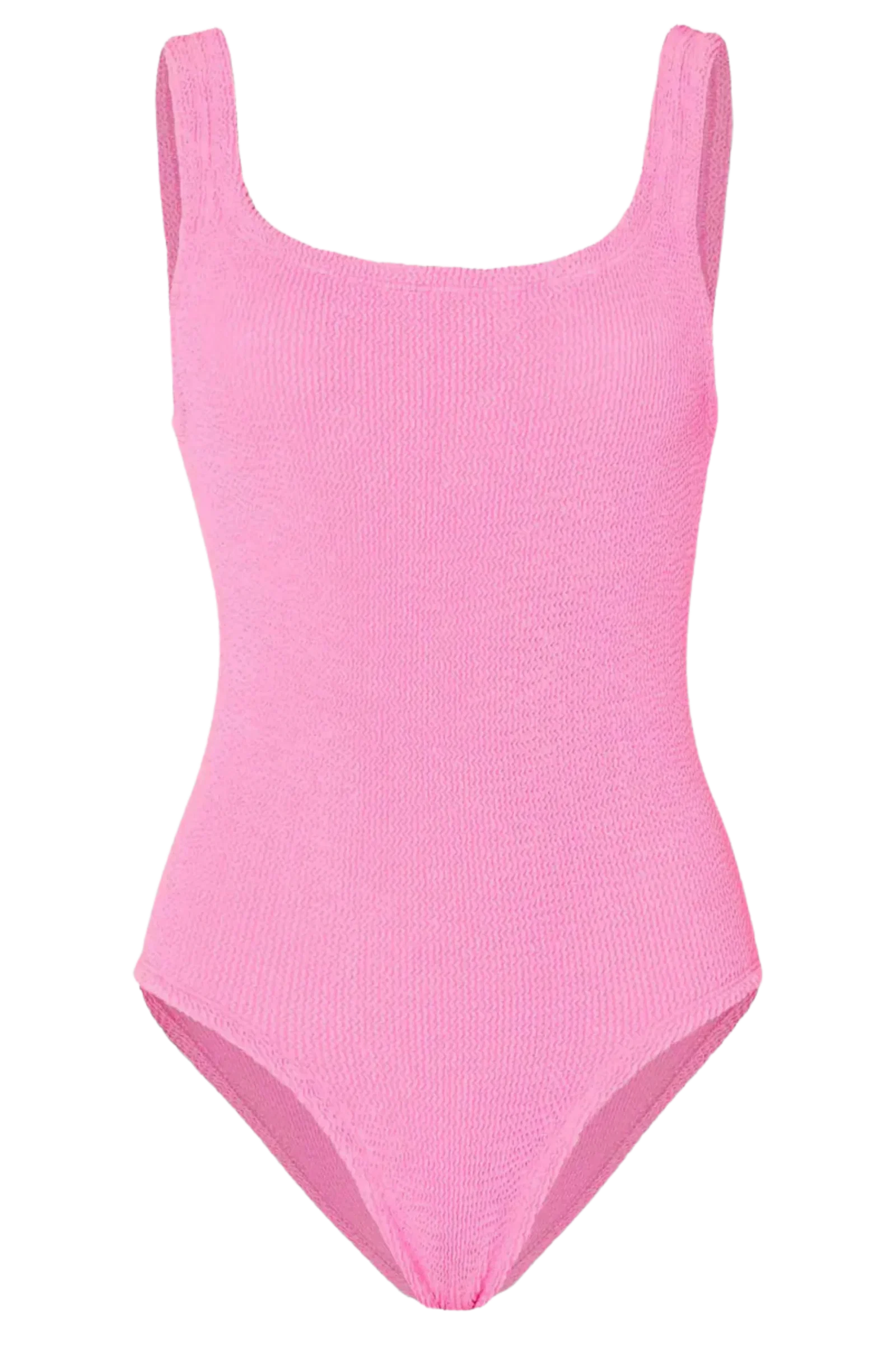 Image of Hunza G Coverage Square Neck Swimsuit, Bubblegum