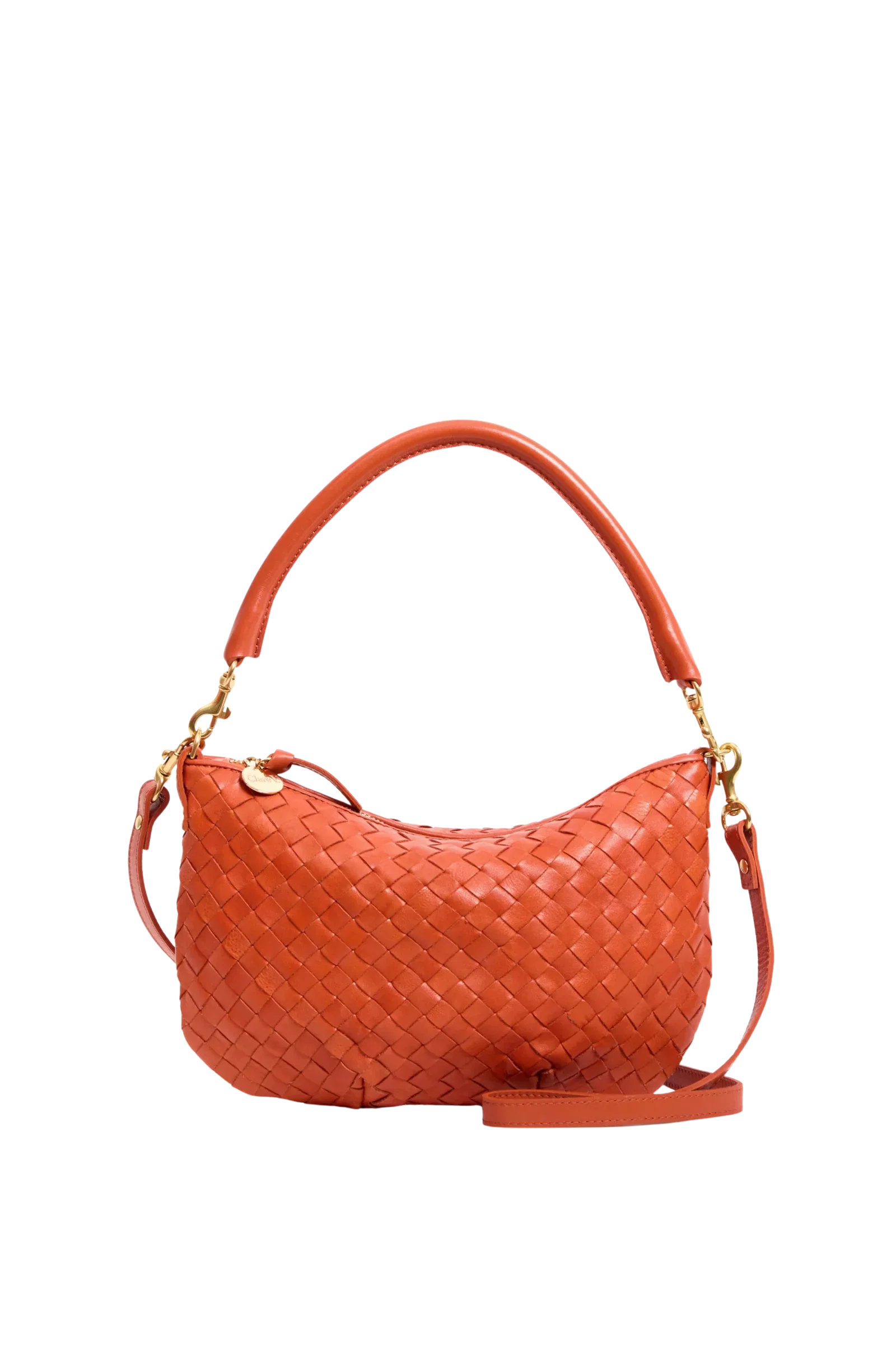 Image of Clare V. Petit Moyen Messenger Medium Woven, Saltillo