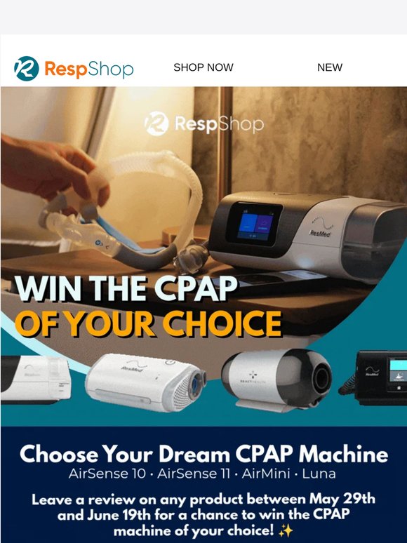 🌟 Win the CPAP You've Been Dreaming Of!