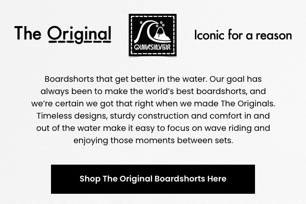 Iconic For A Reason - Shop The Original Boardshorts Here