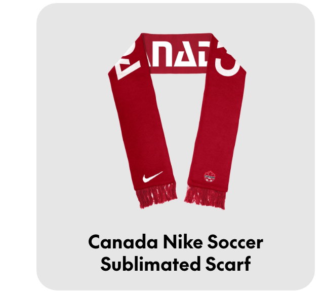 Canada Nike Soccer Sublimated Scarf
