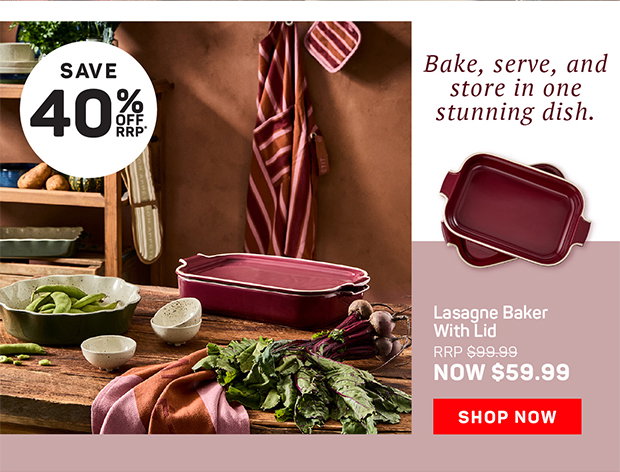 Alex Liddy Rustica Lasagne Baker With Lid