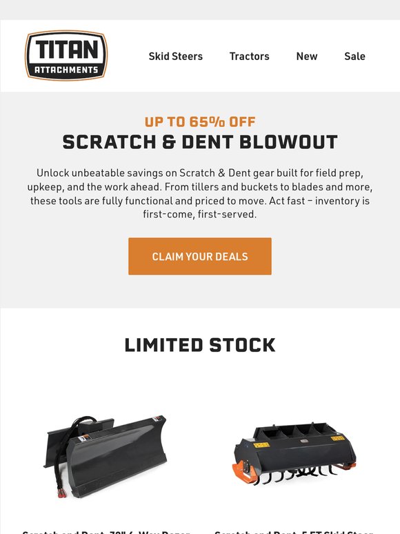 First Come, First Served: Up to 65% Off Scratch & Dent