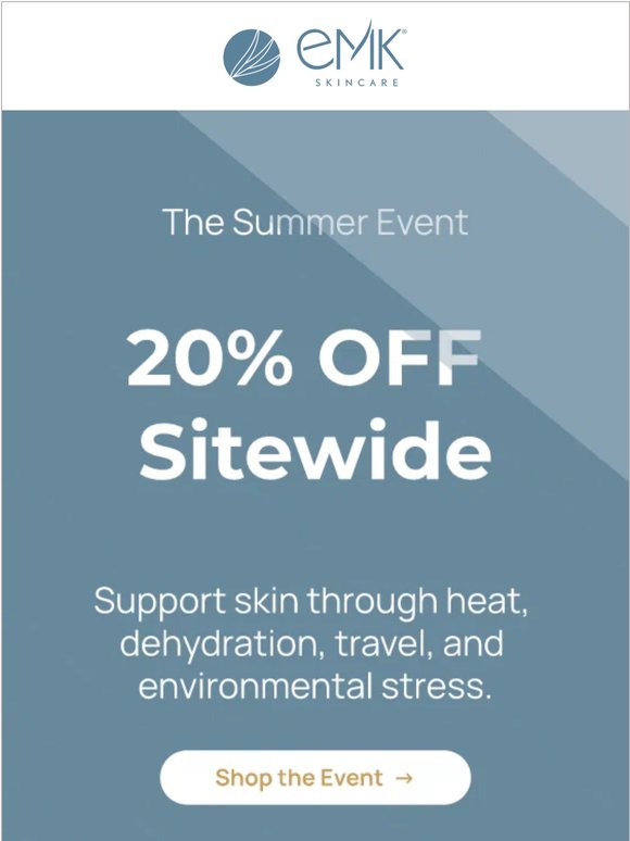 The Summer Skin Reset Has Arrived | 20% Off + Gift