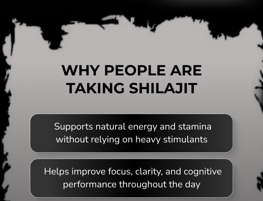 Why people are taking Shilajit