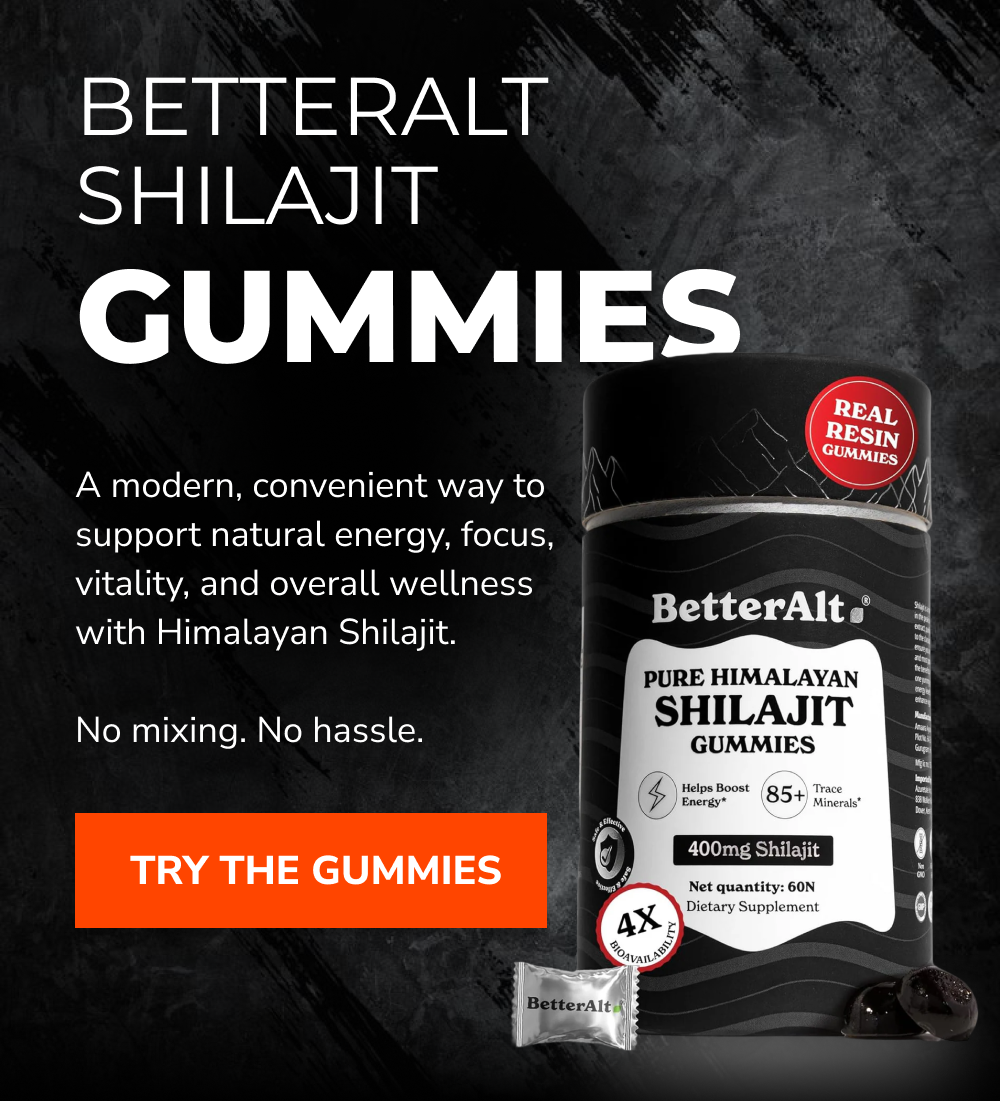 BetterAlt Shilajit  Gummies