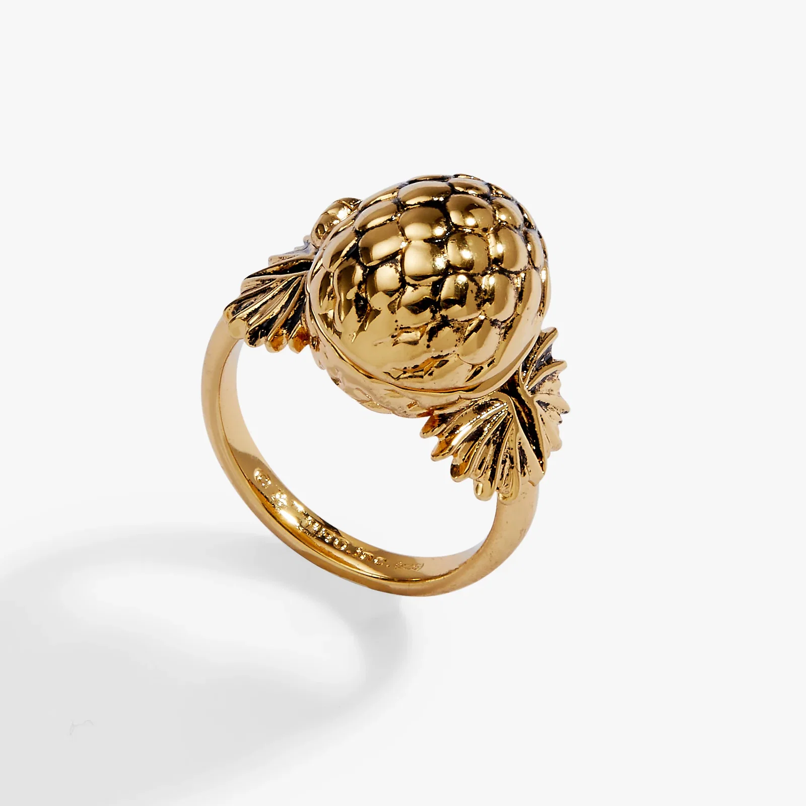 Image of House of the Dragon™ 'Fire Will Reign' Dragon Egg Locket Ring