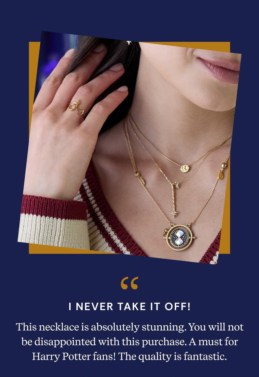 I never take if off!