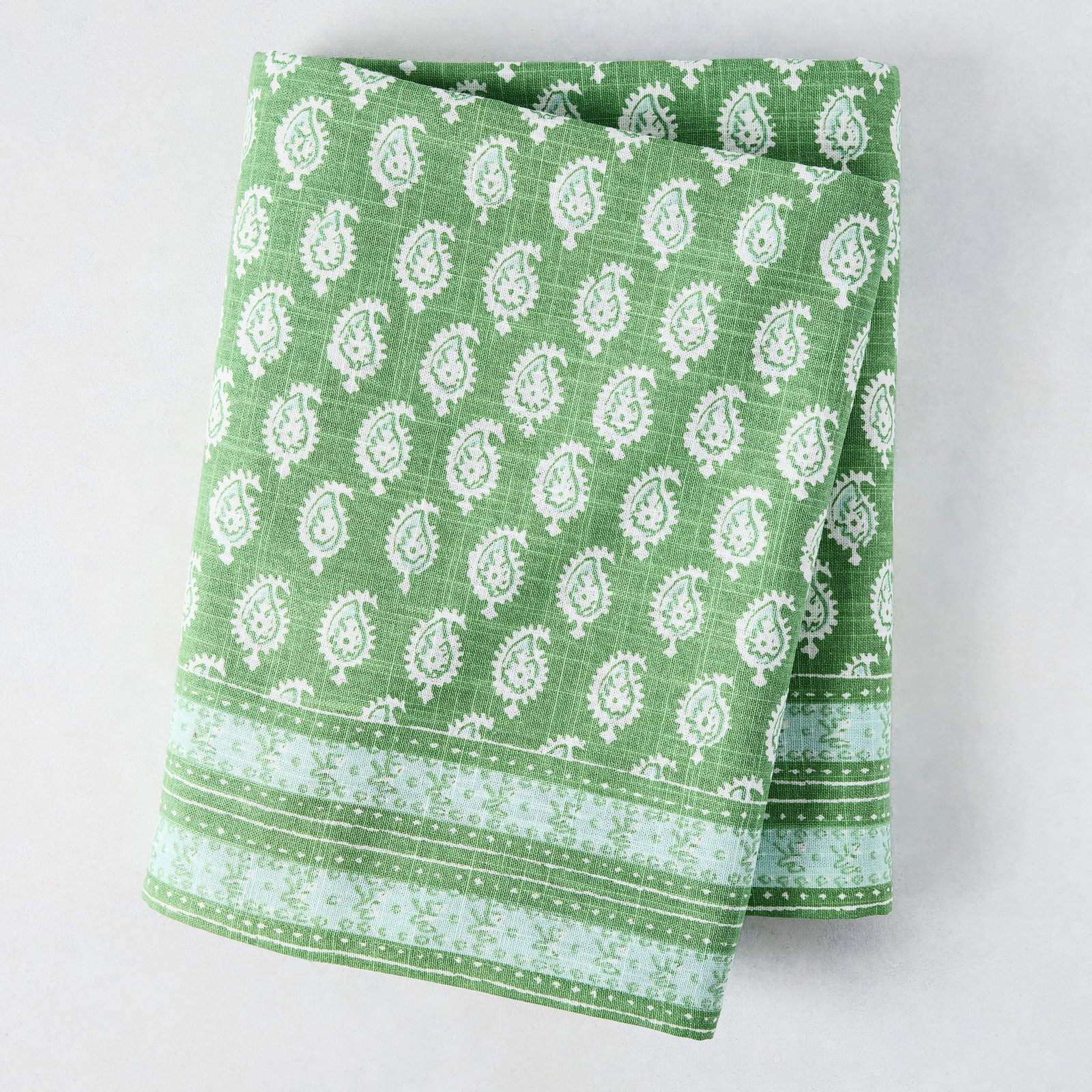 Image of Peter Dunham + Hudson Grace Green Janpath Printed Tablecloth