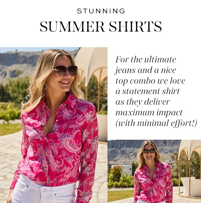 Pink Paisley Print Shirt