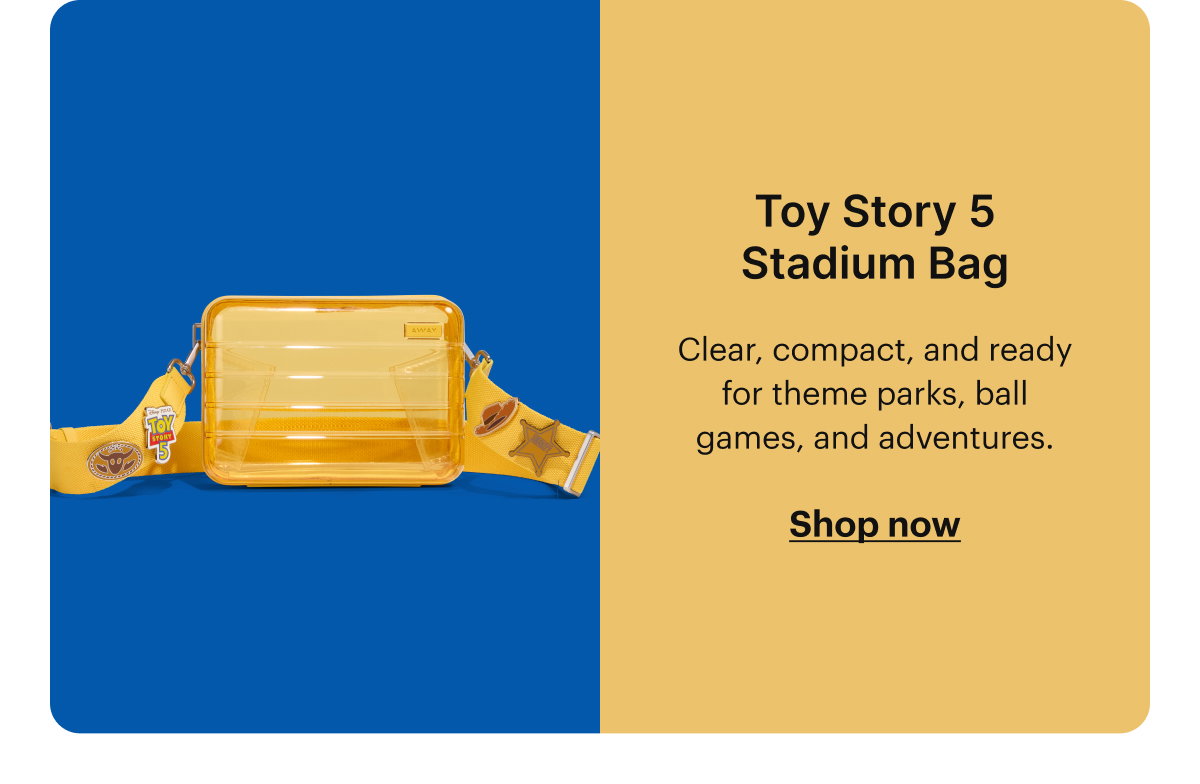 Toy Story 5 Stadium Bag | Clear, compact, and ready for theme parks, ball games, and adventures. 