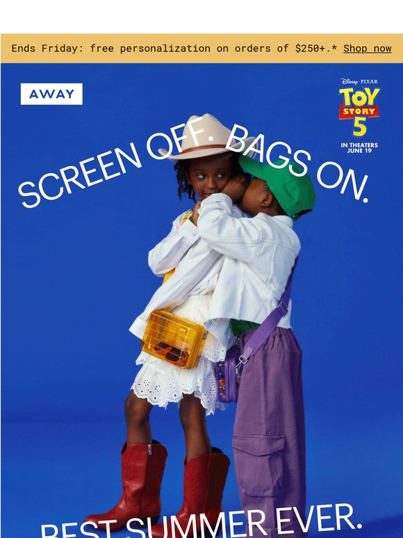 It’s here: Disney & Pixar’s Toy Story 5 | Away