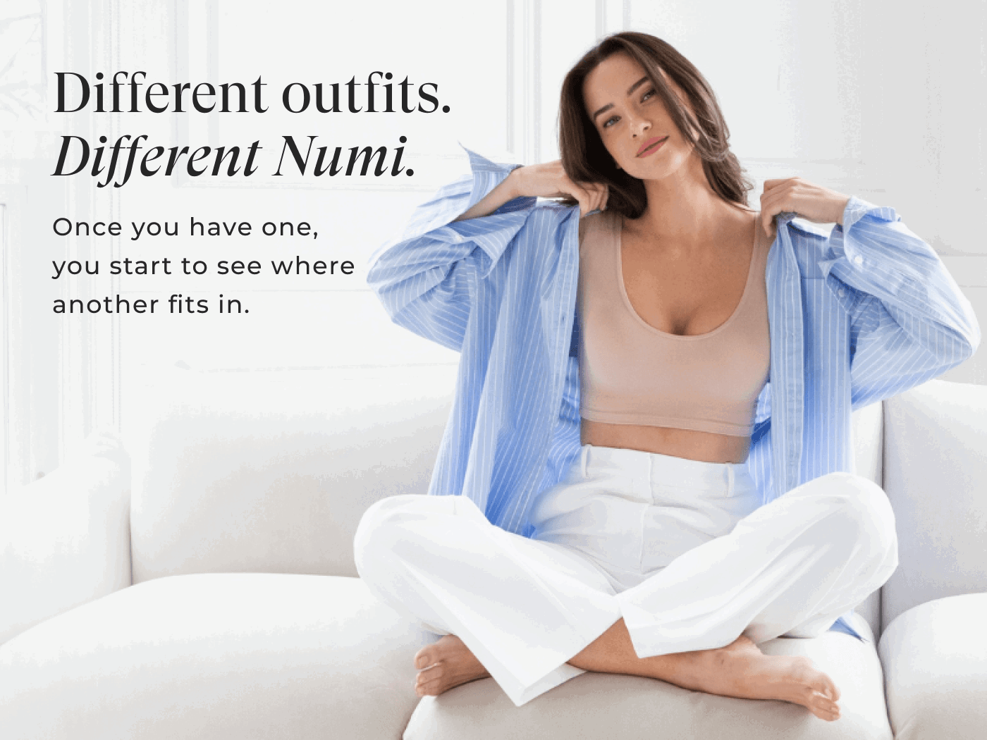 Different outfits, Different Numi