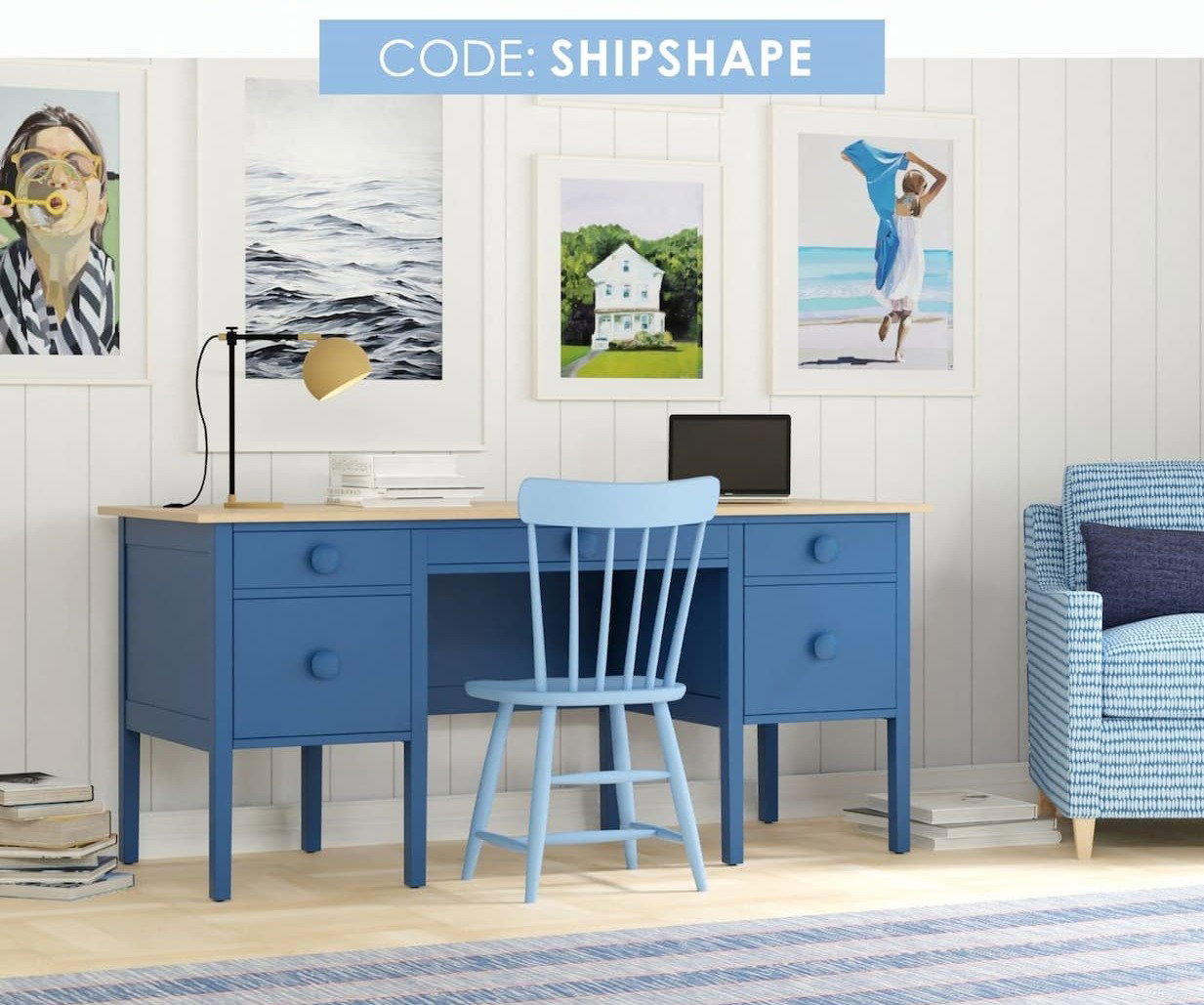 15% off + FREE WHITE GLOVE DELIVERY* with code SHIPSHAPE