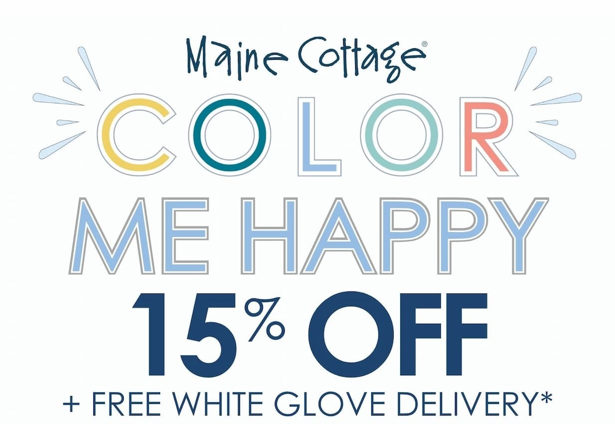15% off + FREE WHITE GLOVE DELIVERY* with code SHIPSHAPE