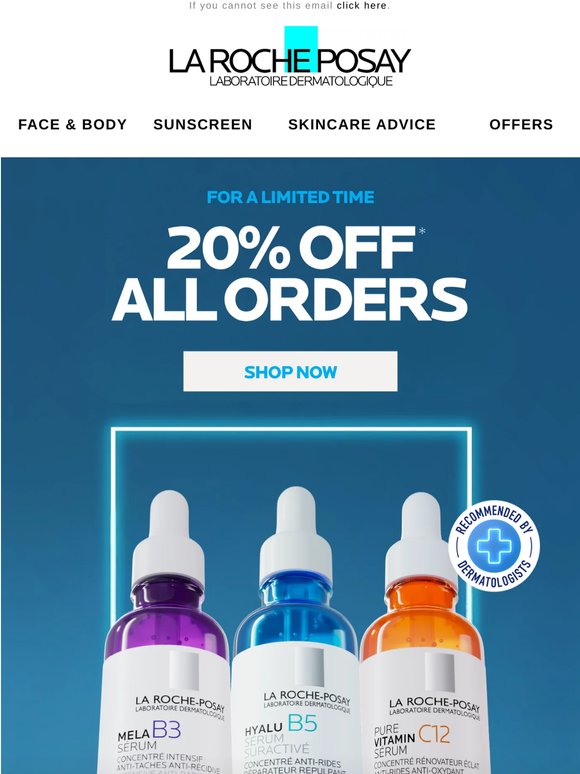 20% Off Sitewide Starts Now!