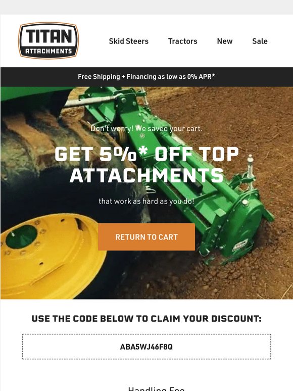 Still thinking it over? Let’s make it easier—5% off