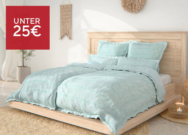 Bettwäsche unter 25 €