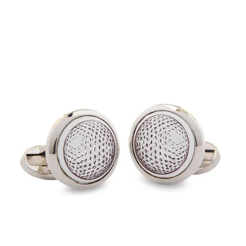 Image of Silver Golf Ball  Cufflinks